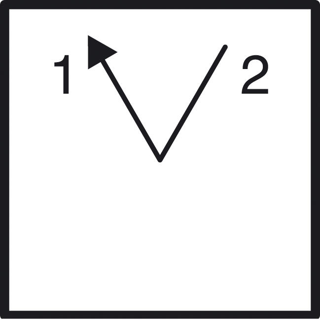 Mini-cam switches 10A sign Order number 223511