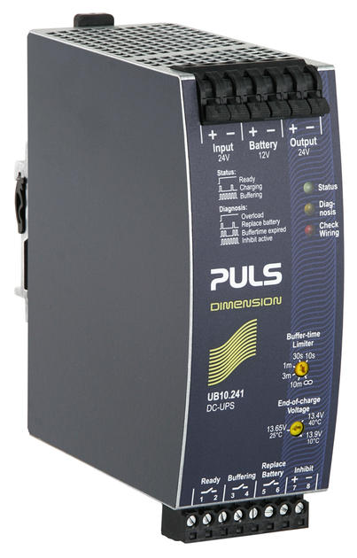 Strømforsyning DC UPS DC for eksternt batteri 3,9-40Ah UB10.241 - OEM Automatic Klitsø