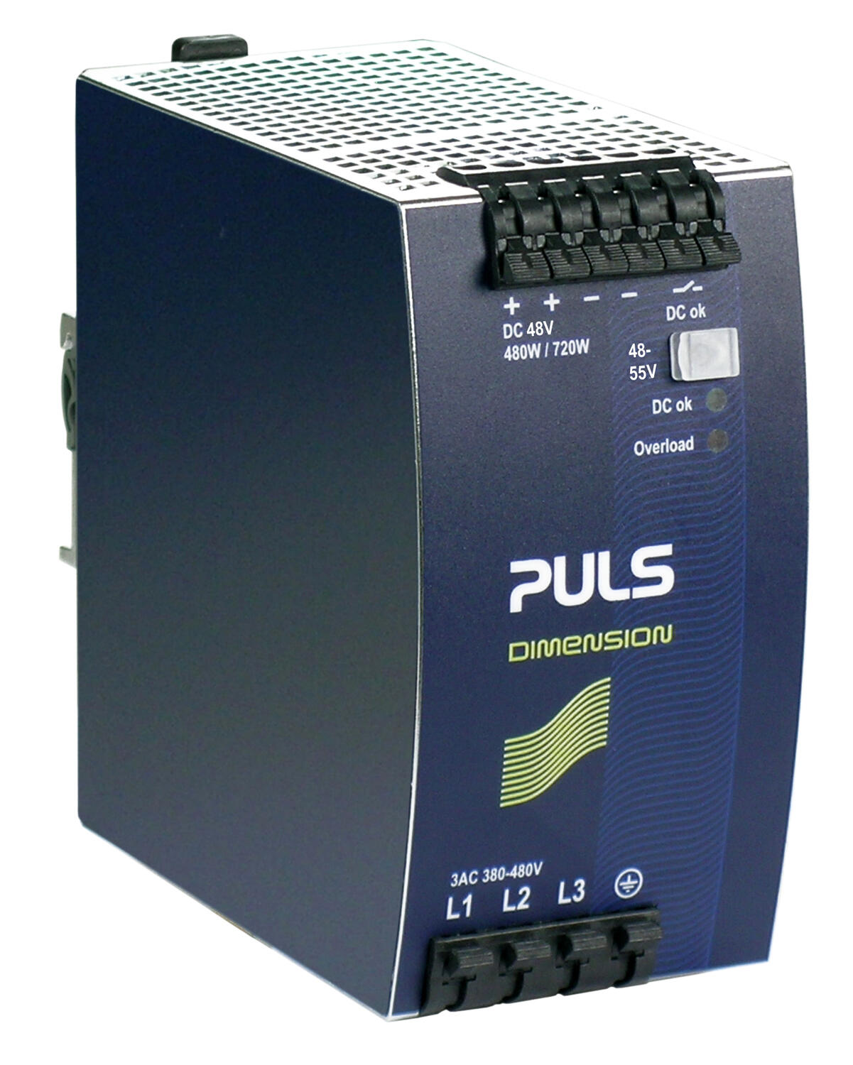 Power supply QT20.361 / QT20.481 3-phase for DIN-rails 36 V DC / 48 V DC Utström 13 resp. 10A