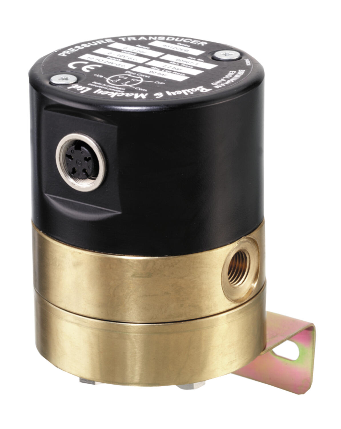 Pressure sensor with differens for water
