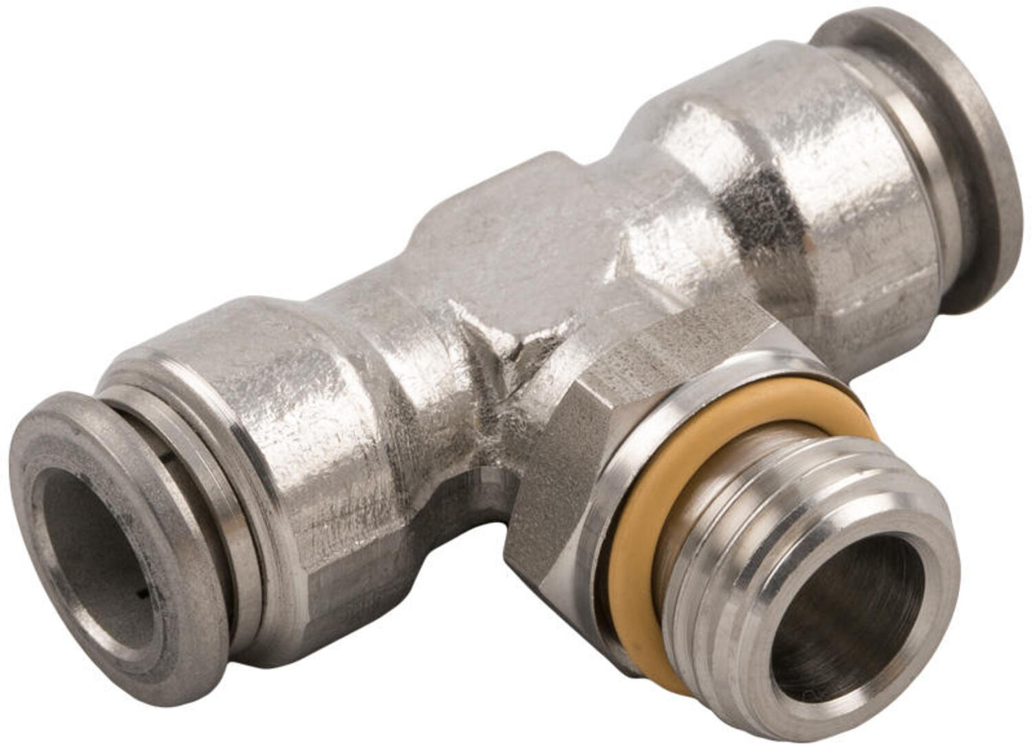 Turning T-connection, external cylindrical tap