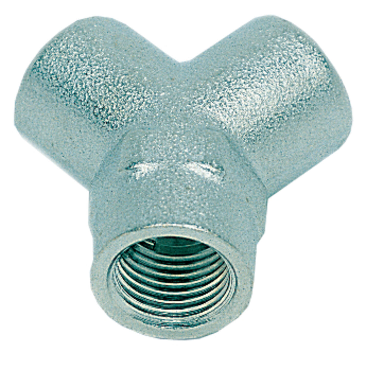 Y-flue, internal tap